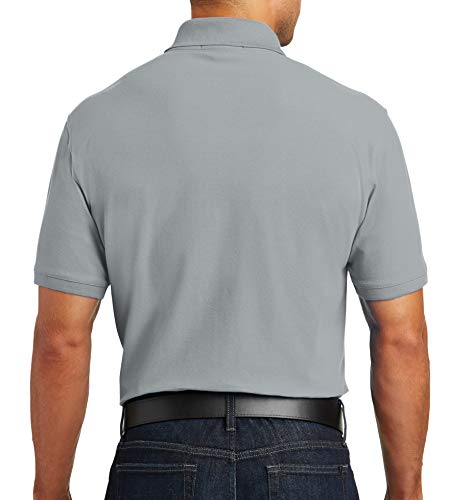 Trendy Apparel Shop Comfortable Traditional Fit Durable Poly Blend Men's Polo Big and Tall Shirt