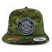 Trendy Apparel Shop Circular Mexico Patch 5 Panel Flatbill Trucker Cap