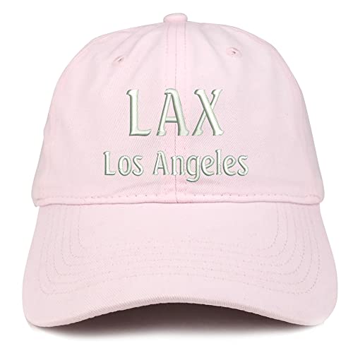 Trendy Apparel Shop LAX Los Angeles Low Profile Soft Cotton Baseball Cap