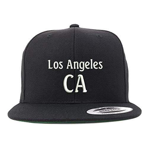 Trendy Apparel Shop Los Angeles CA Embroidered Flatbill Snapback