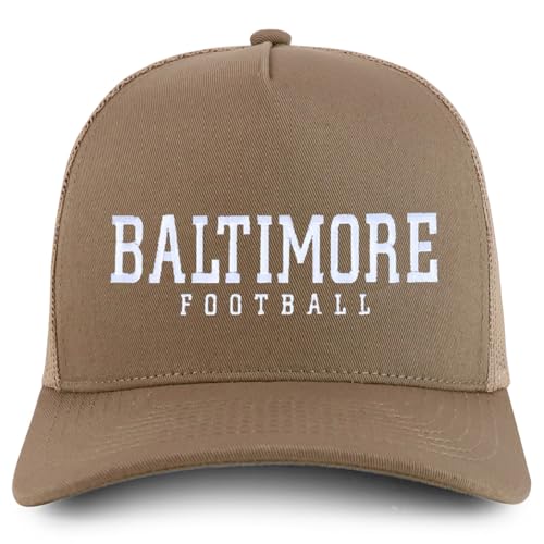 Trendy Apparel Shop Baltimore Embroidered 5 Panel Snapback Trucker Cap