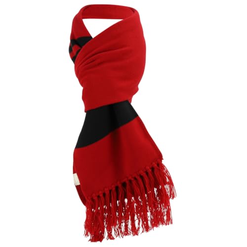 Trendy Apparel Shop Double Layer Knit Gameday Two Tone Scarf