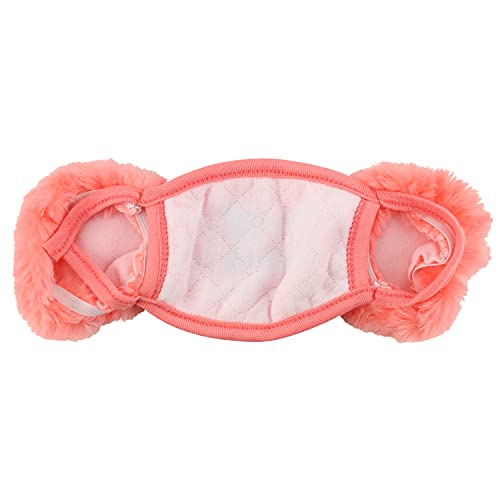 Trendy Apparel Shop Kids Winter Animal Face Breathable Cat Mask & Earmuffs
