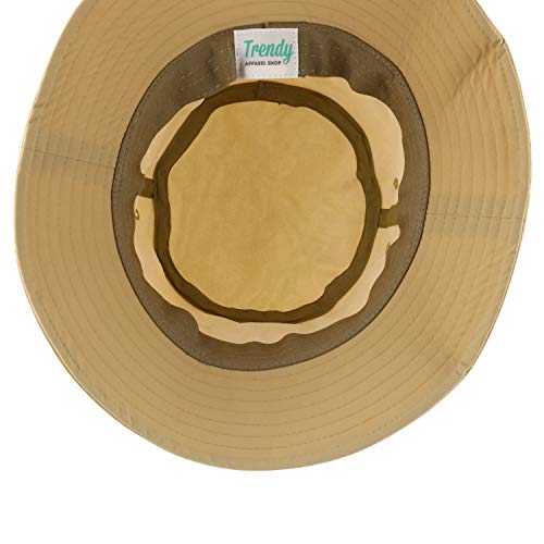 Trendy Apparel Shop XXL - XXXL Oversize Short Brim Polyester Bucket Hat