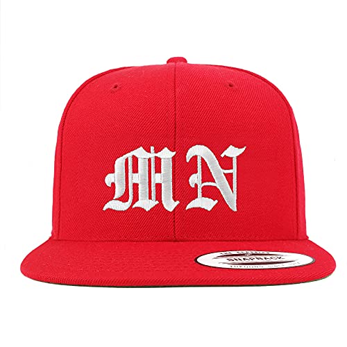 Trendy Apparel Shop Minnesota MN Old English Embroidered Flatbill Snapback
