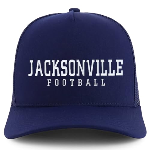 Trendy Apparel Shop Jacksonville Embroidered 5 Panel Snapback Trucker Cap