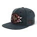 Trendy Apparel Shop Rodeo Design Embroidered Washed Cotton Flat Bill Snapback Cap