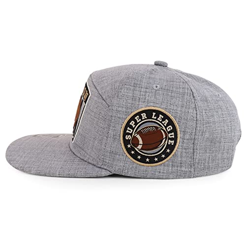 Trendy Apparel Shop Super League Champion Embroidered Flatbill Snapback Cap