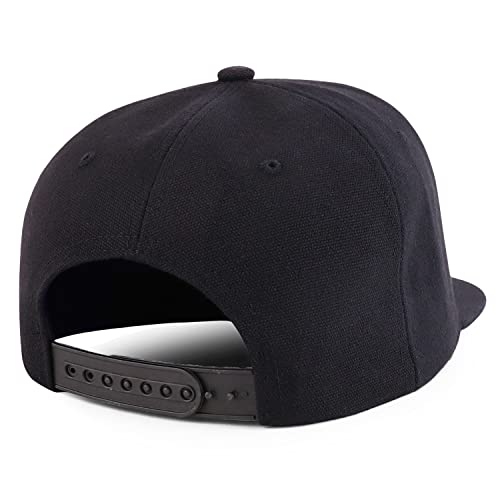 Trendy Apparel Shop Mexico Eagle Embroidered Flatbill Snapback Cap