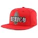 Trendy Apparel Shop Mexico Guadalupe Embroidered Flat Bill Snapback Cap