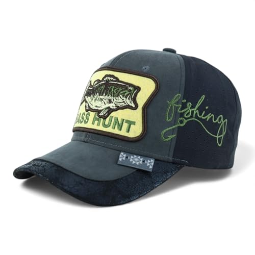 Trendy Apparel Shop Bass Embroidered Mesh Back Baseball Cap