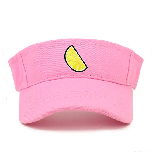 Trendy Apparel Shop Lemon Patch Cotton Infant Summer Visor Cap