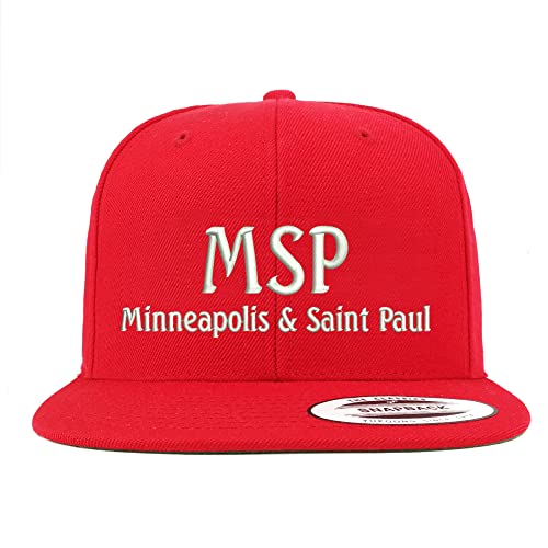 Trendy Apparel Shop MSP Minneapolis and Saint Paul Embroidered Flatbill Snapback