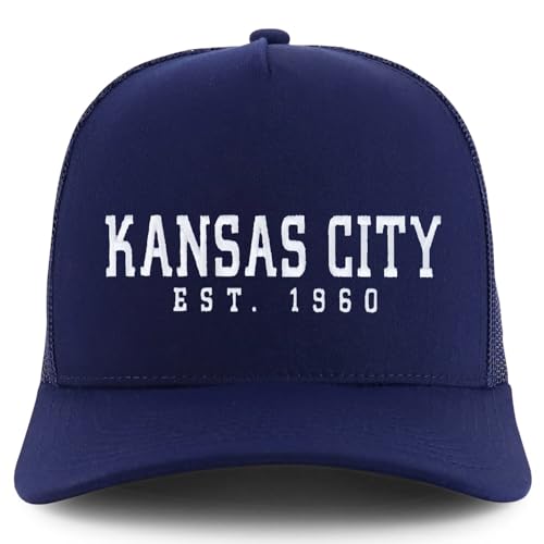Trendy Apparel Shop KansasCity Est.1960 Embroidered 5 Panel Snapback Trucker Cap