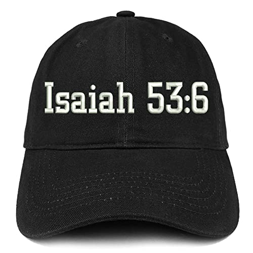 Trendy Apparel Shop Isaiah 53:6 Low Profile Soft Cotton Baseball Cap