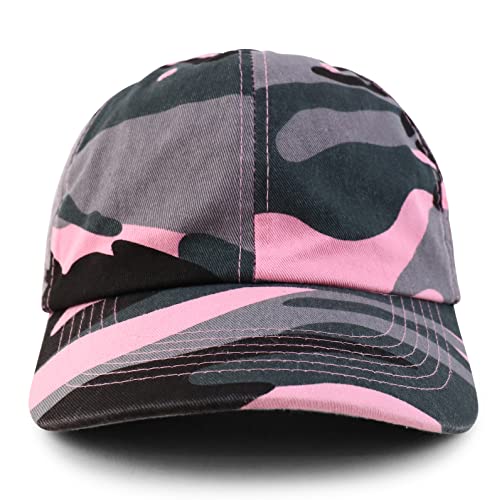 Trendy Apparel Shop Oversize XXL Plain Unstructured Soft Crown Cotton Dad Hat