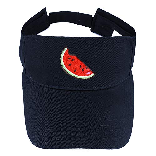 Trendy Apparel Shop Watermelon Patch Cotton Summer Visor Cap