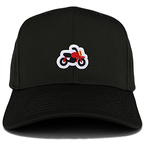Trendy Apparel Shop Motorcycle Patch Structured Motorcycle Cap
