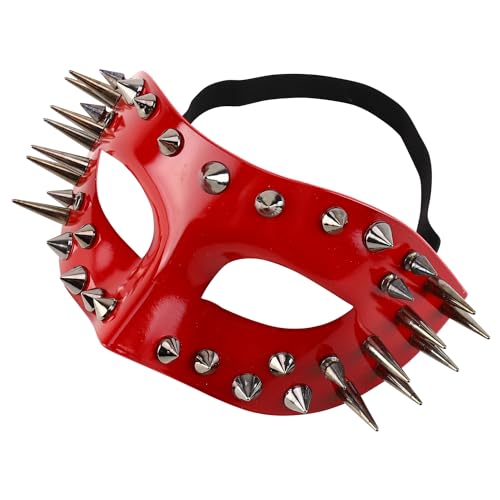 Trendy Apparel Shop Steampunk Spike Metallic Masquerade Mask Costume Accessory