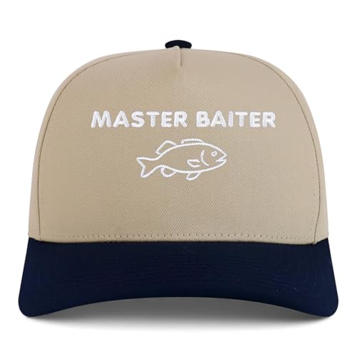 Trendy Apparel Shop Master Baiter Embroidered 5 Panel Structured Baseball Cap