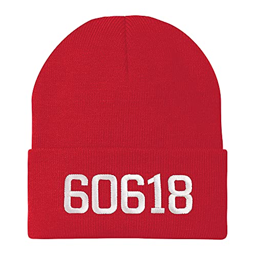 Trendy Apparel Shop 60618 Chicago IL Old English Embroidered Long Cuff Beanie