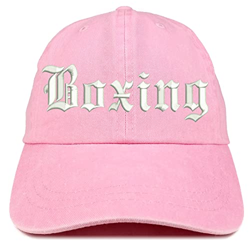 Trendy Apparel Shop Old English Boxing Washed Pigment Dyed Baseball Cap