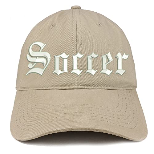 Trendy Apparel Shop Old English Soccer Low Profile Soft Cotton Baseball Cap