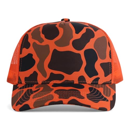 Trendy Apparel Shop 5 Panel Structured Crown Curved Bill Trucker Cap
