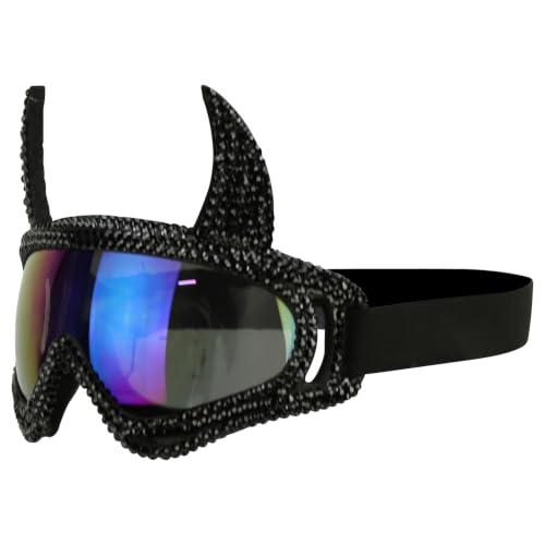 Trendy Apparel Shop Bling Rhinestone Festival Rave Goggles
