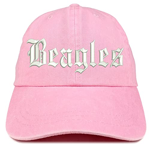 Trendy Apparel Shop Old English Beagles Washed Pigment Dyed Baseball Cap