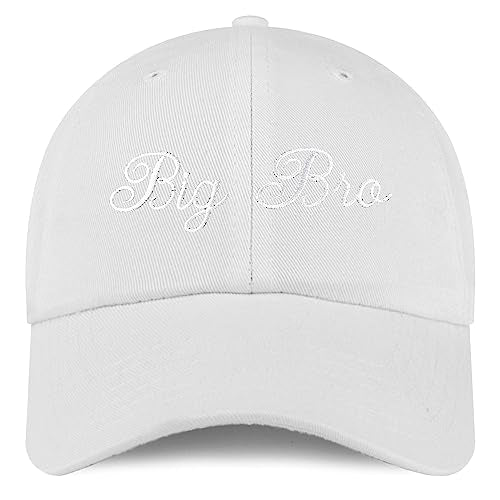 Trendy Apparel Shop Youth Size Big Bro Embroidered Unstructured Cotton Baseball Cap