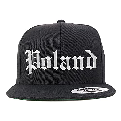 Trendy Apparel Shop Poland Old English Embroidered Flatbill Snapback