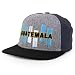 Trendy Apparel Shop Central America States Embroidered Mesh Back Flat Bill Cap