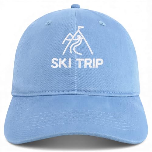 Trendy Apparel Shop Ski Trip Embroidered Cotton Unstructured Low Profile Dad Hat
