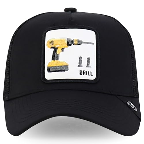Trendy Apparel Shop 5 Panel Structured Tool Theamed Design Trucker Cap