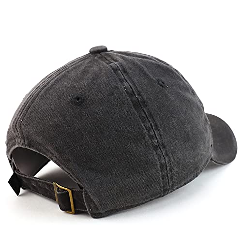 Trendy Apparel Shop Plain Unisex Unstructured Pigment Dyed Washed Baseball Cap