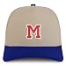 Trendy Apparel Shop Letter M Varsity Font 5 Panel Structured Baseball Cap