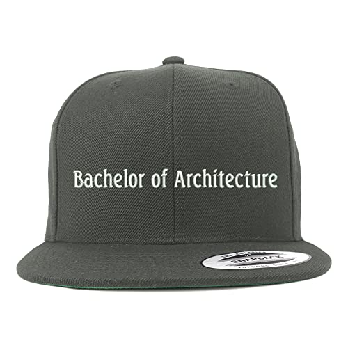 Trendy Apparel Shop Bachelors of Architecture Embroidered Flatbill Snapback