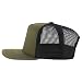 Trendy Apparel Shop 5 Panel Structured Trucker Cap with Mexico Flag Design Undervisor