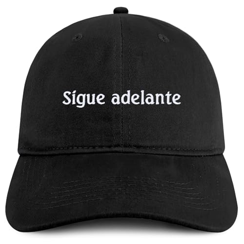 Trendy Apparel Shop Sigue adelante Embroidered Cotton Low Profile Dad Hat