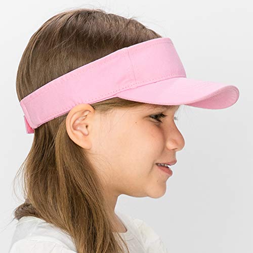 Trendy Apparel Shop Infant Size Adjustable Summer Visor Cap