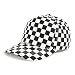 Trendy Apparel Shop Structured 5 Panel Checkered Print Baseball Cap