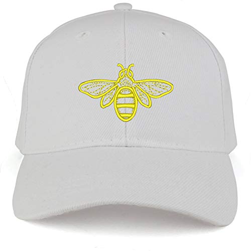 Trendy Apparel Shop Bee Embroidered Youth Size Kids Structured Baseball Cap