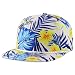 Trendy Apparel Shop Floral Print Unstructured 5 Panel Flatbill Rope Baseball Cap