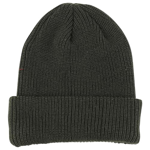 Trendy Apparel Shop Warm Winter Acrylic Ribbed Knit Cuff Beanie Hat