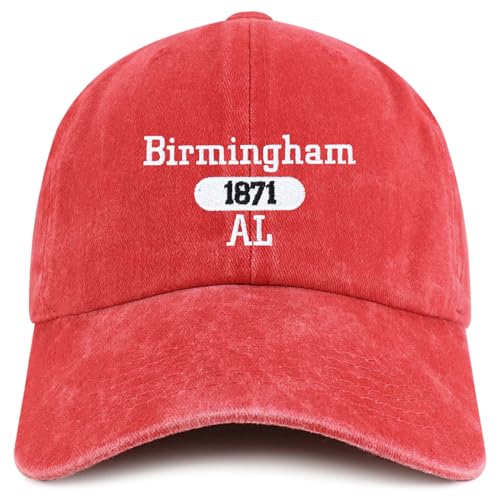 Trendy Apparel Shop Birmingham Est.1871 Embroidered Pigment Dyed Cotton Baseball Cap