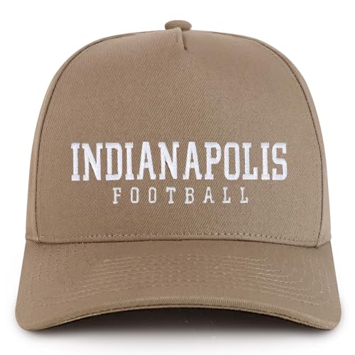 Trendy Apparel Shop Indianapolis Embroidered 5 Panel Structured Baseball Cap
