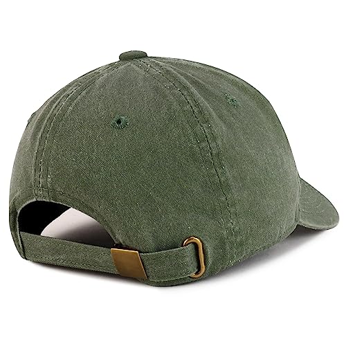 Trendy Apparel Shop Bengal Embroidered Patch Pigment Dyed Low Profile Cotton Baseball Cap