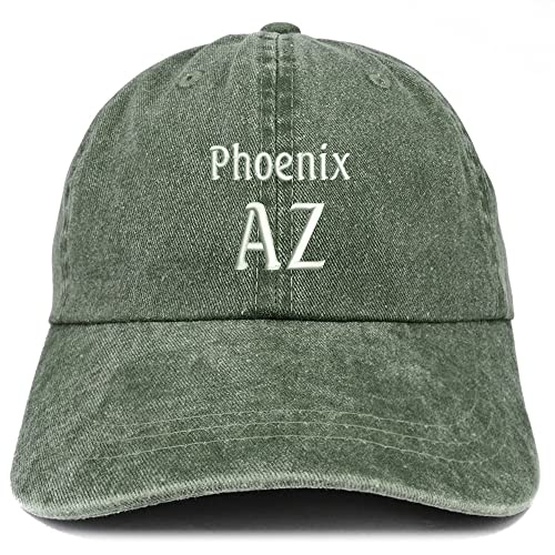 Trendy Apparel Shop Phoenix AZ Embroidered Pigment Dyed Washed Baseball Cap