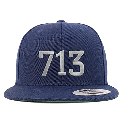 Trendy Apparel Shop Houston 713 Old English Embroidered Flatbill Snapback